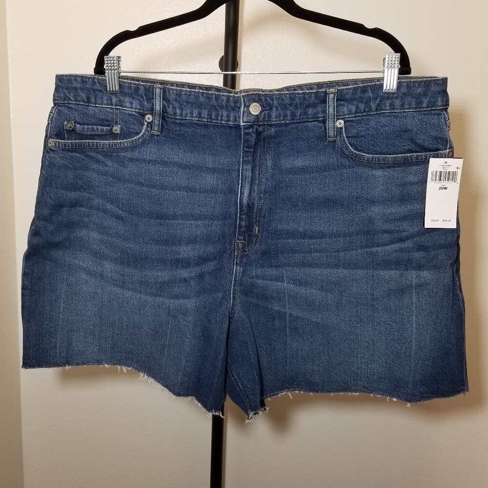 Lauren Ralph Lauren Women Size 20 Cut Off Raw Hem Denim Shorts Boho Hippie NWT‎